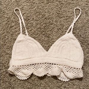Never Worn- Crochet Top